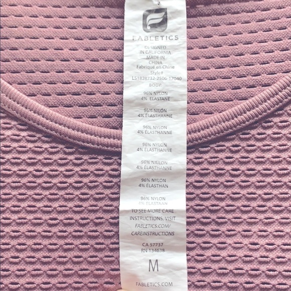 FABLETICS Musetta Seamless Long-Sleeve Top Mauve - Picture 8 of 12